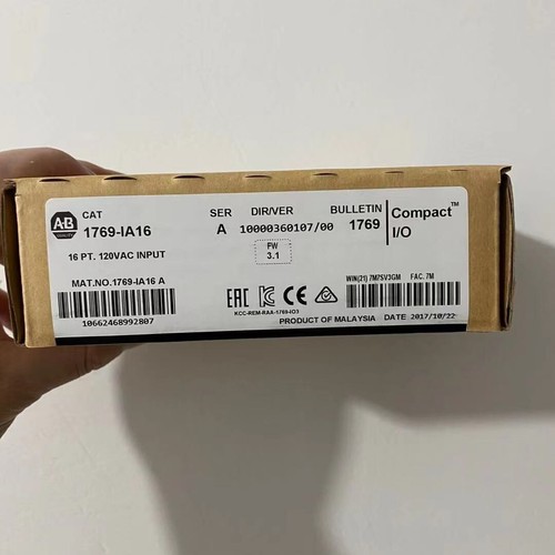 New Factory Sealed AB 1769-IA16/A CompactLogix 16 Pt 120VAC D/I Module In Box AB