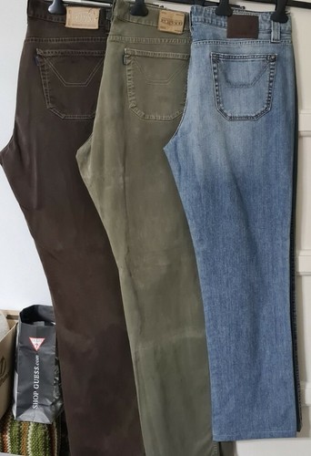 3 Jeans JECKERSON 5 tasche Taglia 42 - 56 - 1 Verde 1 Marrone 1 Blu Jeans  intars | eBay