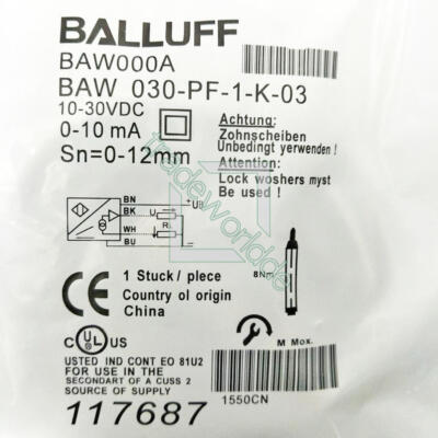 1PC for Balluff BAW000A BAW 030-PF-1-K-03 Proximity switch sensor