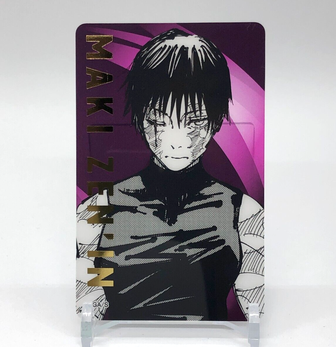 Maki Zenin Jujutsu Kaisen Wafer Card Clear Collection Japanese | eBay