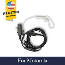 Acoustic Tube PTT Earpiece (2-Wire) for Motorola Radios XPR3300e XPR3500 MTP3550