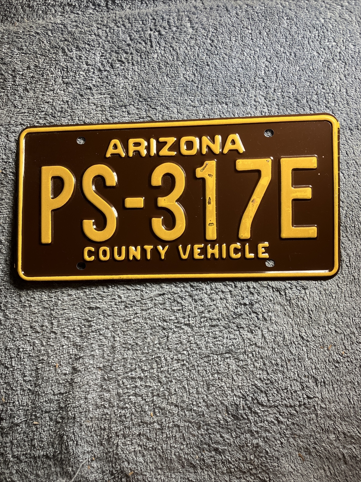 Arizona County Vehicle License Plate PS317E eBay