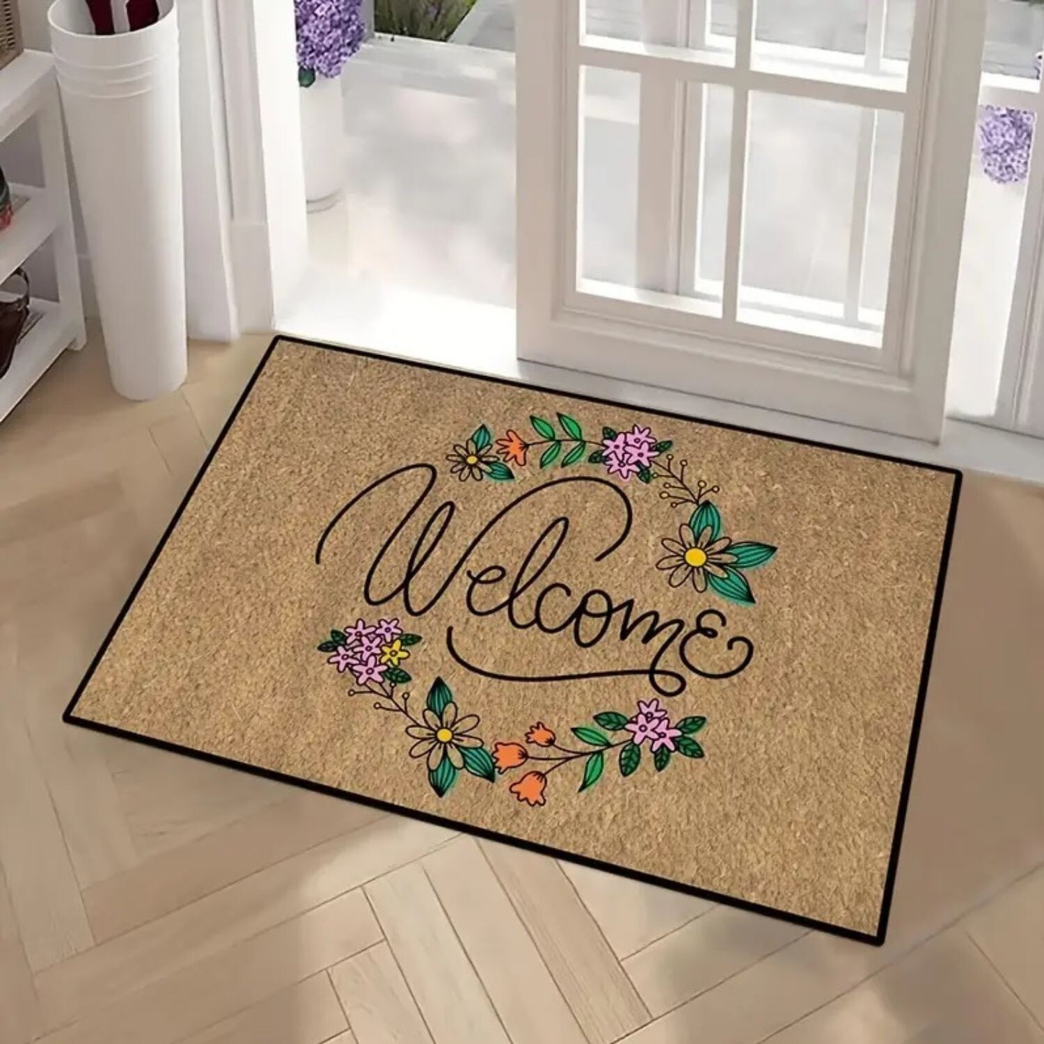 Door Mat Doormats Non Slip Natural Coir Indoor Outdoor Home