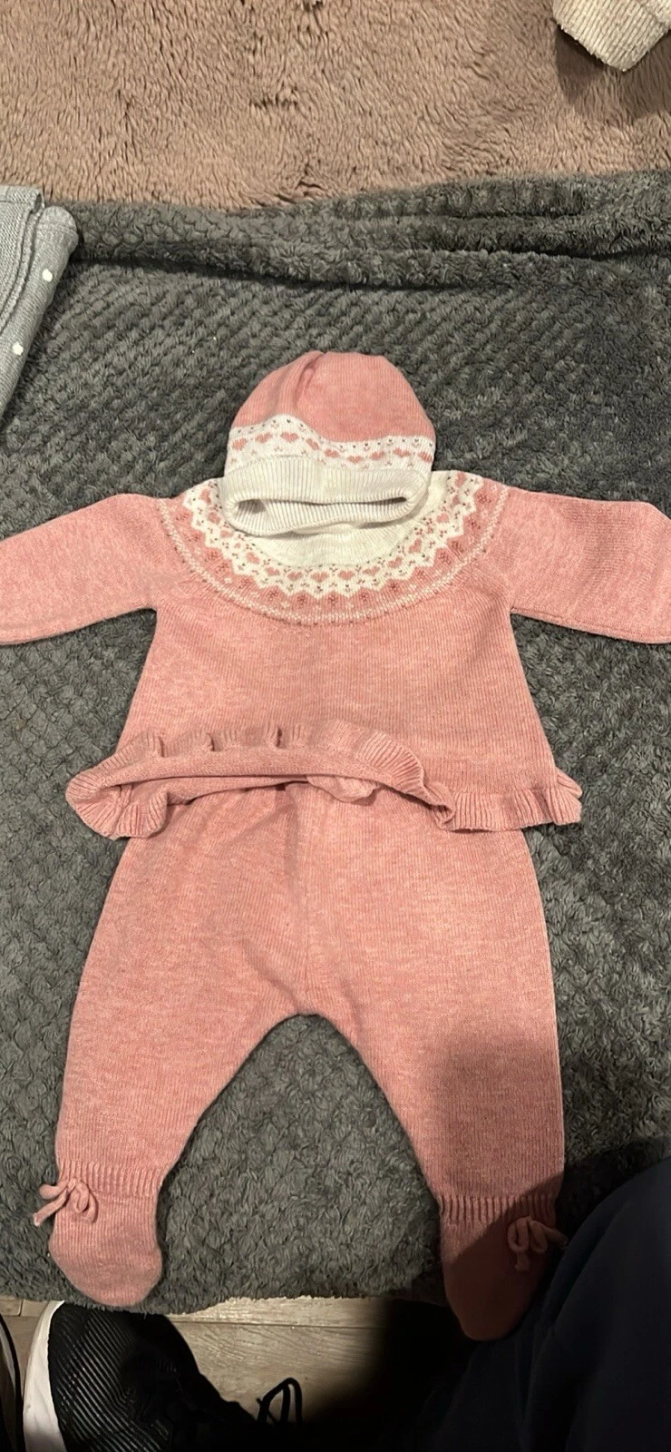 Newborn Baby Girls Tops Pants Clothes Set