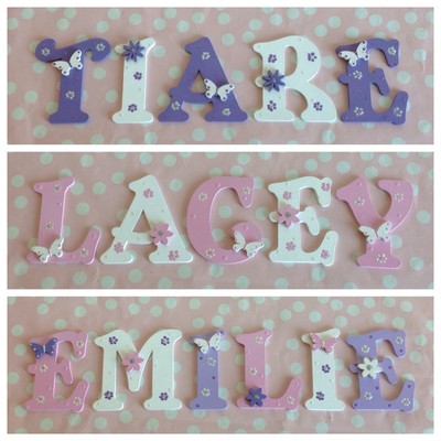 wooden letters for nursery door