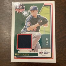 2022 Panini Stars & Stripes Wyatt Bauer Jersey  58/99