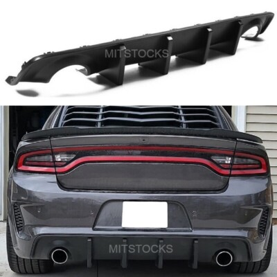 Fits 20-23 Dodge Charger SRT Hellcat Scat Pack Widebody Rear Bumper Lip Diffuser