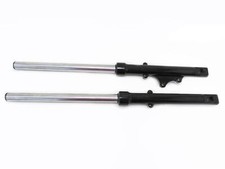 Black Front Forks For Yamaha YBR 125 Left & Right Complete Legs 2007-2017