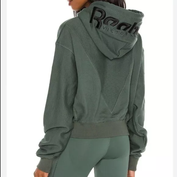 Victoria Beckham x Reebok Green Hoodie sz S | eBay