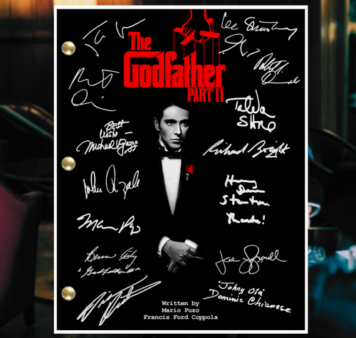 The Godfather Trilogy Scripts Signed- Autograph Reprints- 3 Scripts - Picture 6 of 7