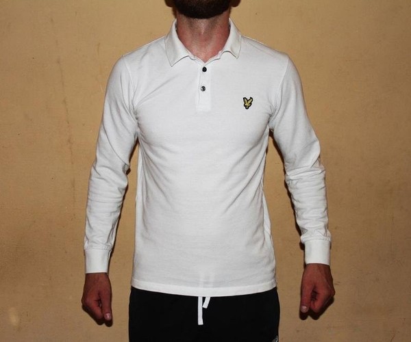 Men Lyle & Scott Polo White 36 / S / 44