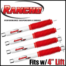 Rancho Front Rear Shock Absorbers Set Fit 2007-2018 Jeep Wrangler Jk W4 Lift