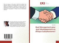 Edem Doh | Quel Management Pour Quel DéVeloppement En Afrique Subsaharienne?