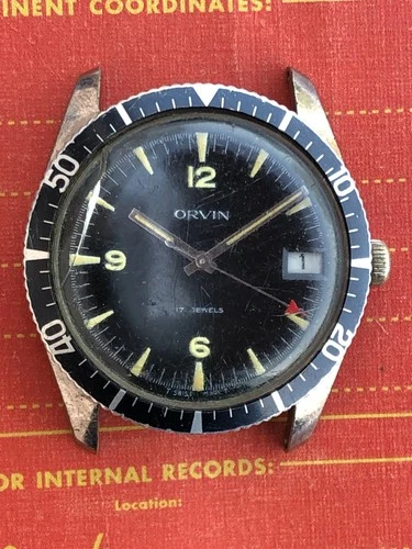 Orologio Uomo Vintage ORVIN Skin Diver