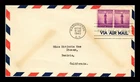 Dr Jim Stamps Scott 901 3C Torch Of Enlightenment Pair First Day Issue Air Mail