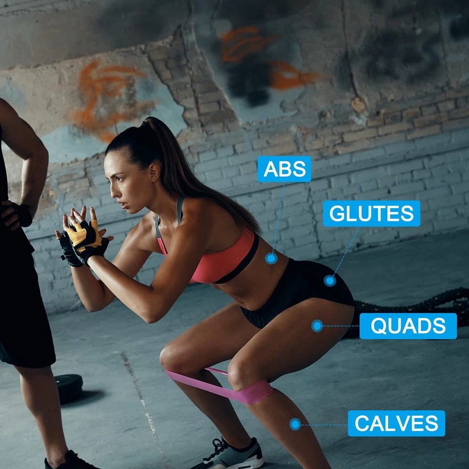 Resistance Bands, 6.8 Ft Pull Up Assist Bands for Fitness, Yellow - Image 4 of 4