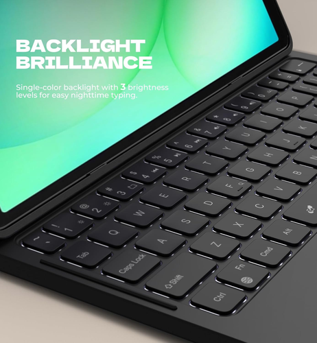 Für Samsung Galaxy Tab A11+ Plus Hülle mit Tastatur, Ultraleichtes Magnet Folio  - Bild 6 von 7