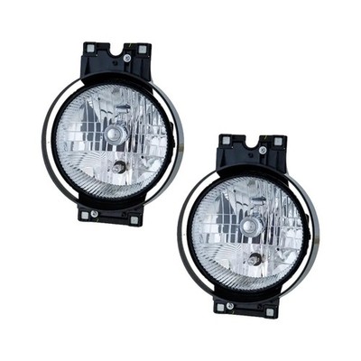 For Freightliner Century Class 2007-2011 Headlights Driver Passenger Side Pair