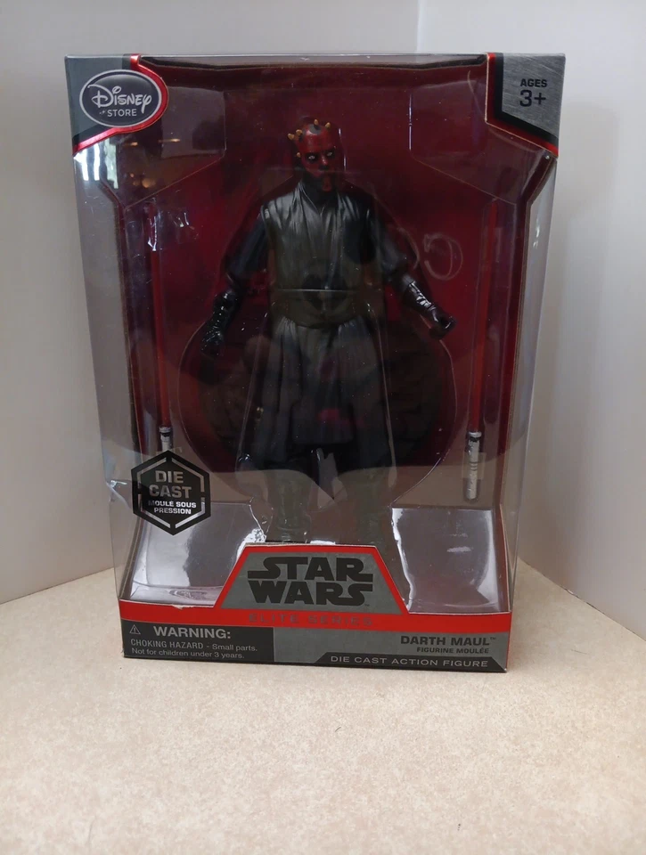 Figura Die Cast Darth Maul Star Wars Elite Series Exclusiva de Disney Store Foto 2 de 4