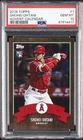 2018 TOPPS ADVENT CALENDAR #1 SHOHEI OHTANI ROOKIE RC PSA 10
