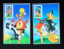 Scott# 3204c & 3306c - 32¢ Sylvester/Tweety & 33¢ Daffy Duck  Single Stamps MNH