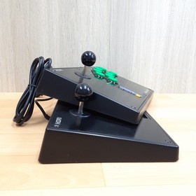 LOT HORI Fighting Stick SS x2 Sega Saturn Twin Set with Boxes Tested from Japan