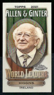 2021 Topps Allen & Ginter Chrome #MWL-25 Michael D. Higgins Mini World Leaders