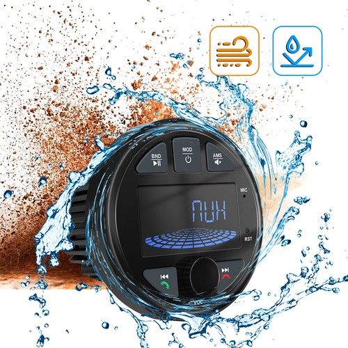 Impermeable LCD Bluetooth Marino Receptor Estéreo Sauna Audio Digital Reproductor de MP3 - Imagen 6 de 17