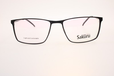 Sakuru SAK379 Vollrand Schwarz Metall Brille eyewear TS24