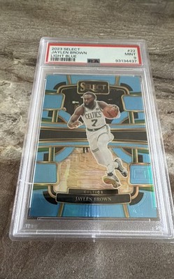 2023-24 Panini Select - Concourse Jaylen Brown #22 Light Blue Prizm /299