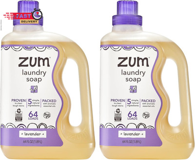 Indigo Wild Zum Clean Laundry Soap - Plant-Based Liquid Laundry Soap - Contains 