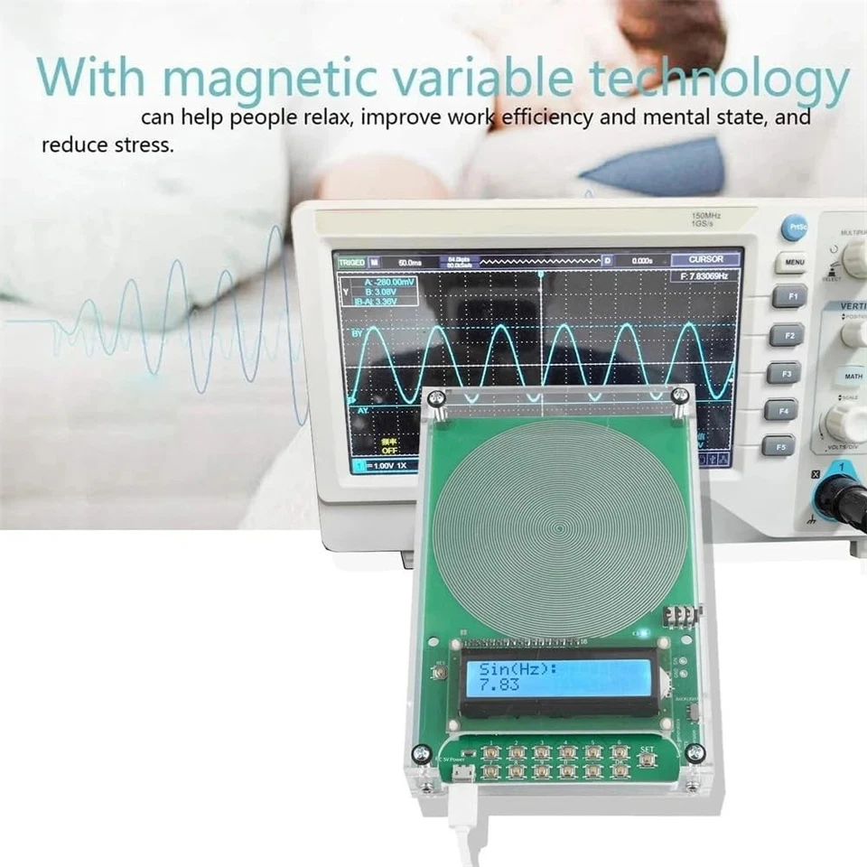 Custom Frequency Generator V2, 7.83Hz SchumannWave Resonance Generator, 03056 - image 3 of 4