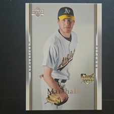 Upper Deck 2007 Jay Marshall #510 Rookie Oakland Athletics MLB Baseball Card. rookie card picture