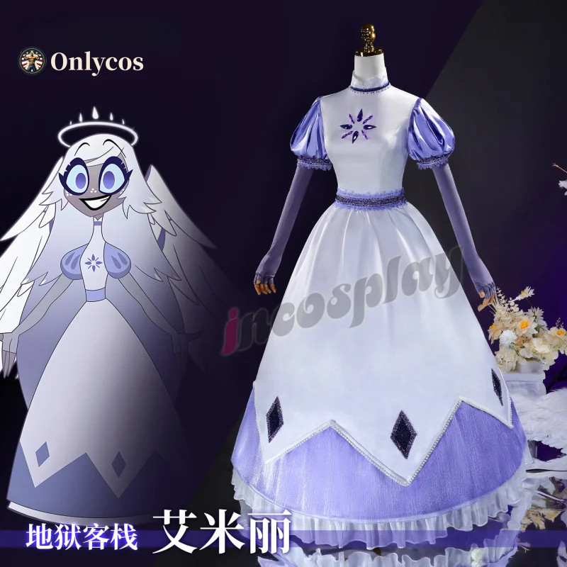 Hazbin Hotel Emily Cosplay Costume Princess Dress Halloween Carnival Uniforms | eBay Hazbin Hotel Emily Cosplay Costume Princess Dress Halloween Carnival Uniforms | eBay