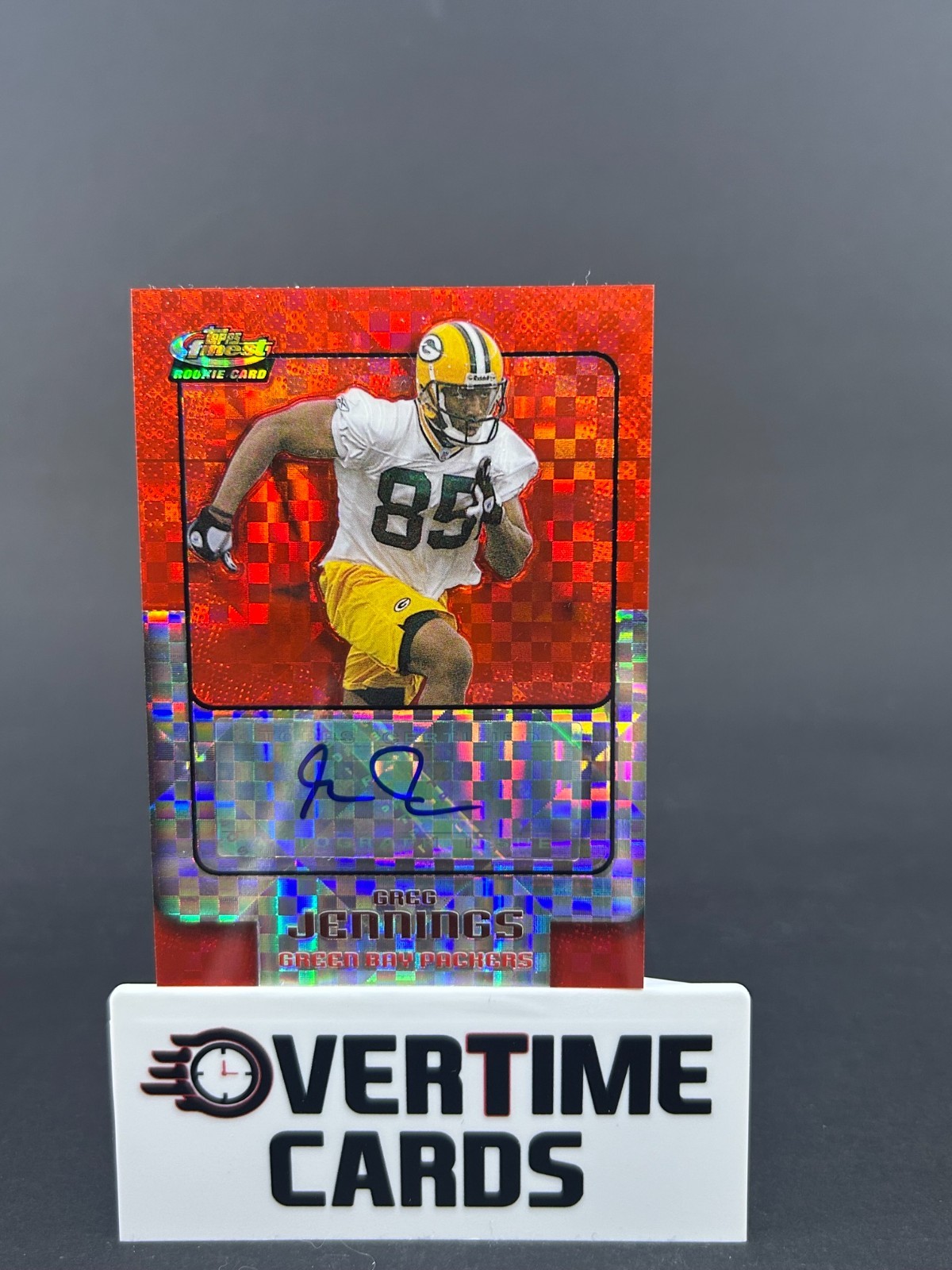 Greg Jennings Finest #175 Autograph
