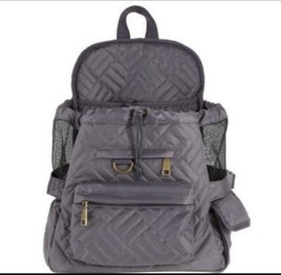 Top Paw Knapsack Mini Backpack Dog Cat Carrier Gray Pets Up To 15LBS