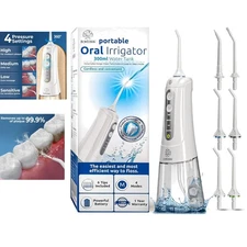 High-Power Waterproof Water Flosser - Effortless Plaque Removal & Care