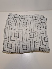 Aden  Anais Very Soft Swaddle Blanket Viscose Fabric Black White Geometric
