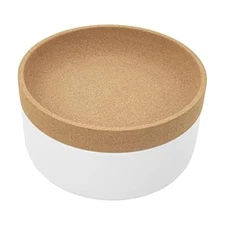 2 Compartment Large Bowl Extends Produce Freshness, 11 x 11 x 6 Inch, Natural...