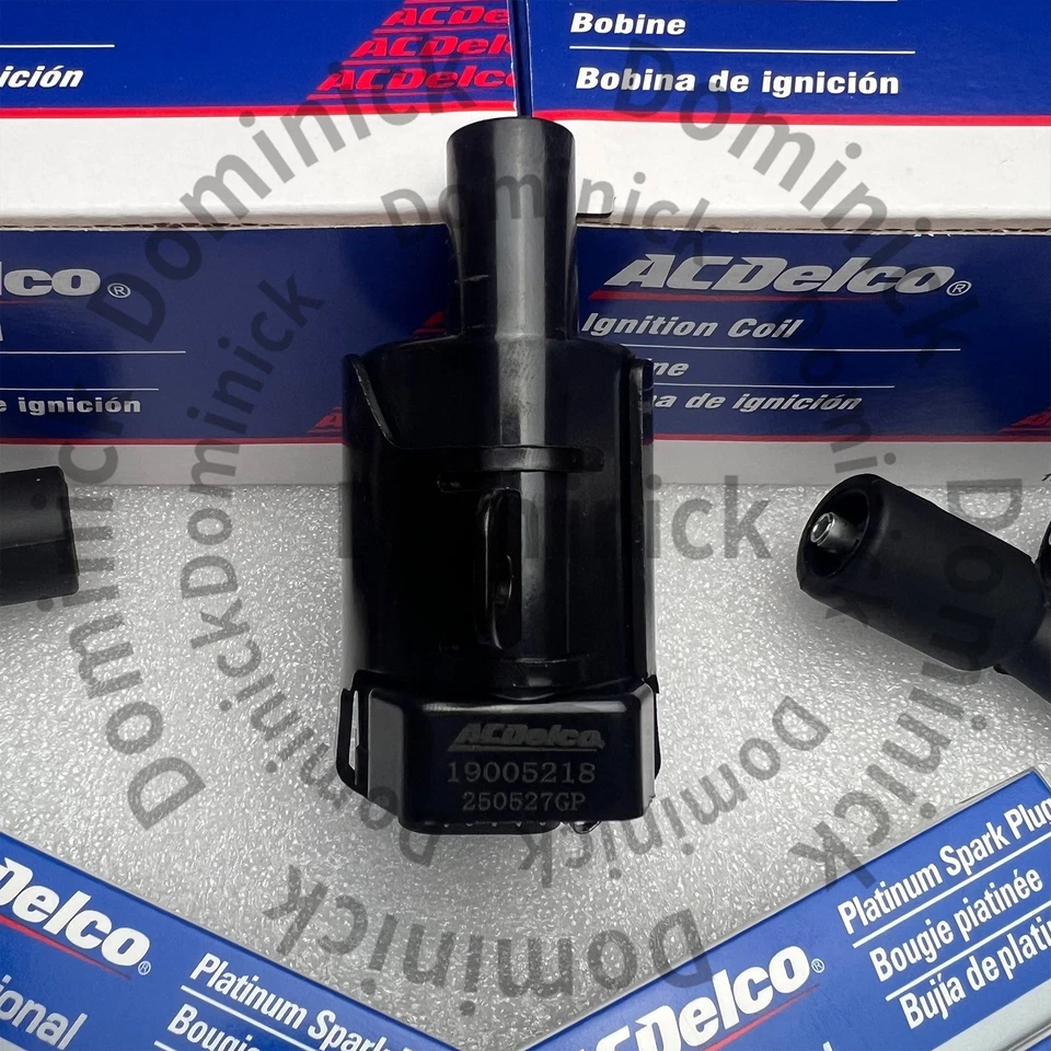 8 SET Round Ignition Coil Spark Plug Pack For Chevy Silverado GMC 4.8 5.3 6.0L - Image 2 of 4