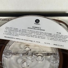 STEVE MILLER BAND Number 5 Reel to Reel Tape ...