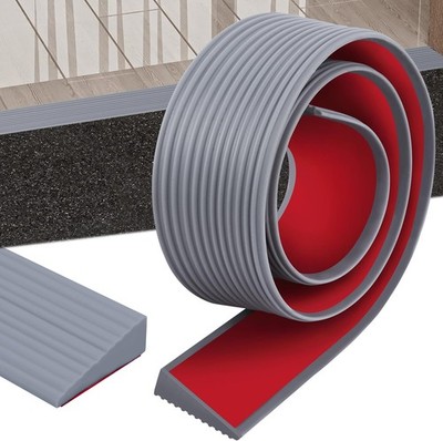 Türschwellenrampe (1.6x5.5x100cm) Rollstuhlrampe Übergangsprofil Selbstklebend