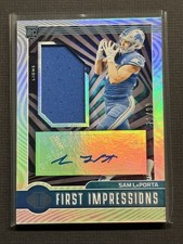2023 Panini Illusions - First Impressions Rookie Patch Auto Sam LaPorta /99 (RC)