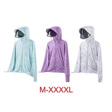 Frauen-Sonnenschutz-Hoodie Atmungsaktive Sonnenhemden zum Angeln im Freien