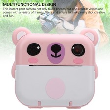 Instant Print Camera With Print Paper 2 Inch 320x240 TFT Screen 1080P Music