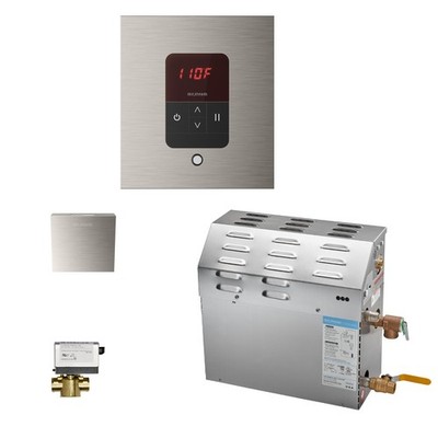Mr Steam MS90EC1 5kW w/ iTempo AutoFlush Square Package Brushed Nickel