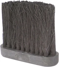 UniFlame Tampico Fireplace Broom Durable Replacement Chimney Brush Head - Black