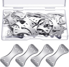 50 Pcs Elastic Bandage Clips Only Bandage Wrap Metal Clips with Storage Box  Al