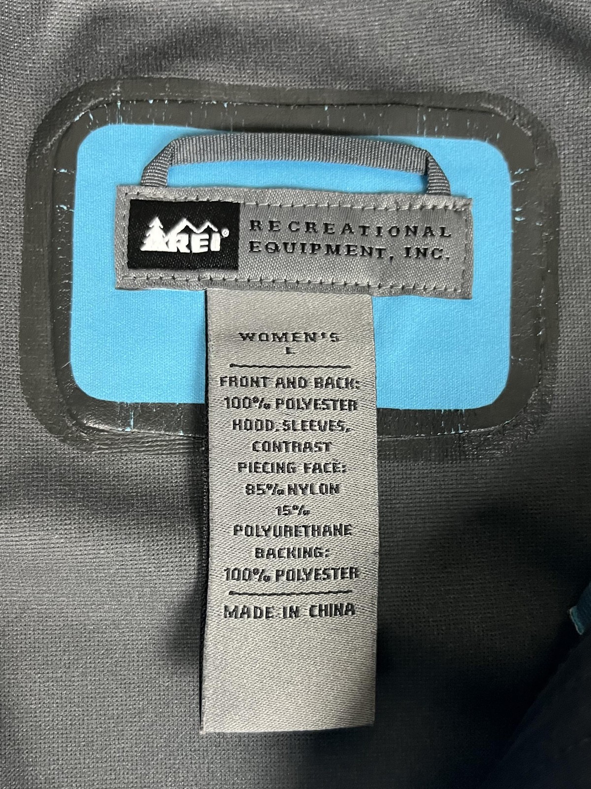 REI Elements E1 Softshell Jacket Womens Large Blu… - image 10