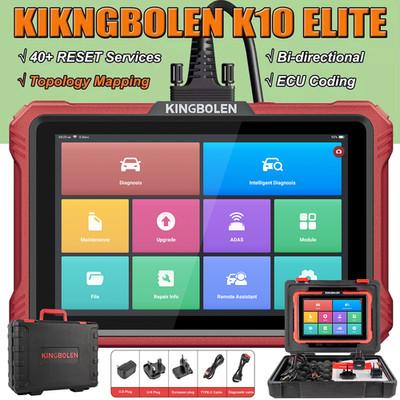 2026 Kingbolen K10 ELITE KFZ Diagnosegerät OBD2 Scanner ADAS Mit Topology Map
